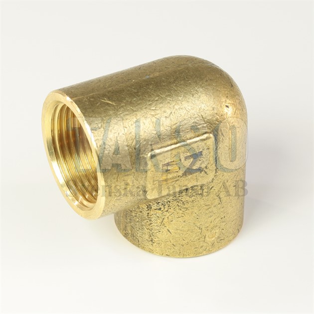 Mässingskoppling - 90°