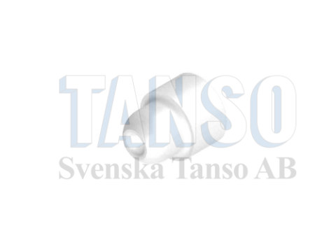 Ceramic guide for wire intake