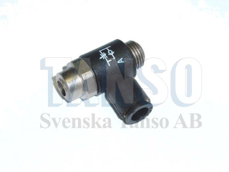 Throttle non-return valve