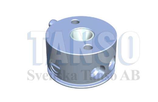 Diamond wire guide - upper - complete