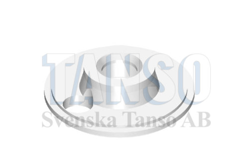 Flange for wire capture