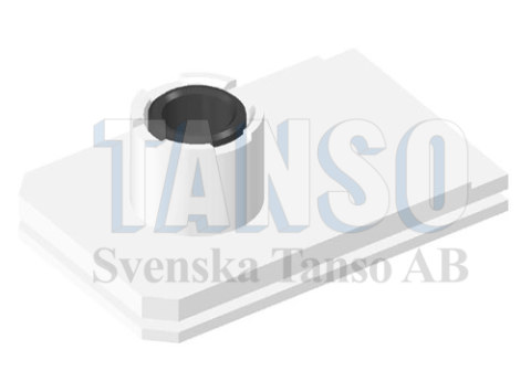 Water nozzle white - big